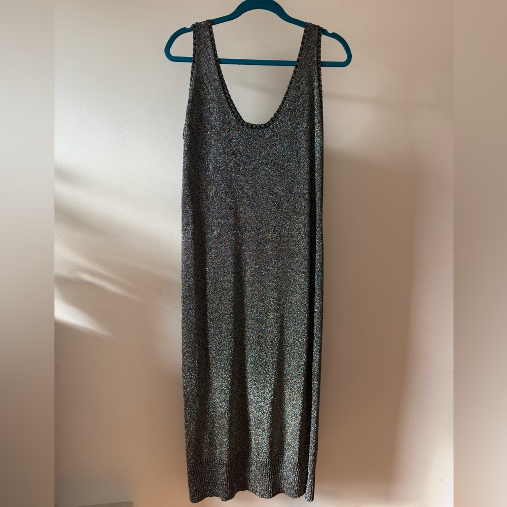 Rachel Comey Glittering Black Knit Dress